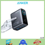 Anker 100W GaN 3-Port Fast Charger Smart Digital Display PD Charging Block For iPhone MacBook Pro Air iPad Xiaomi Galaxy S24 Car Mobile World