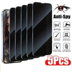 1-5Pcs Privacy Screen Protector for iPhone 17 14 13 12 11 15 Pro Max Mini 7 8 Plus Anti-spy Glass for IPhone 16 PRO X XR XS MAX