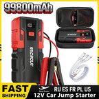 Rscrola Power Bank 3000A Jump Starter Portable Charger Car Booster 12V Auto Starting Device Emergency Car Battery Starter