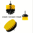 7-Piece Drill Brush Attachment Set, Cleaning Brush Tool Kit, Multi-Purpose Drill Brush with Extension Pole for Floor, Automotive CM World