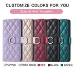 Luxury Leather Flip Phone Case For iPhone Air 17 18 16 15 Plus 14 13 Pro Max 11 12 Pro XR X XS Max Wallet Bracket Protect Cover