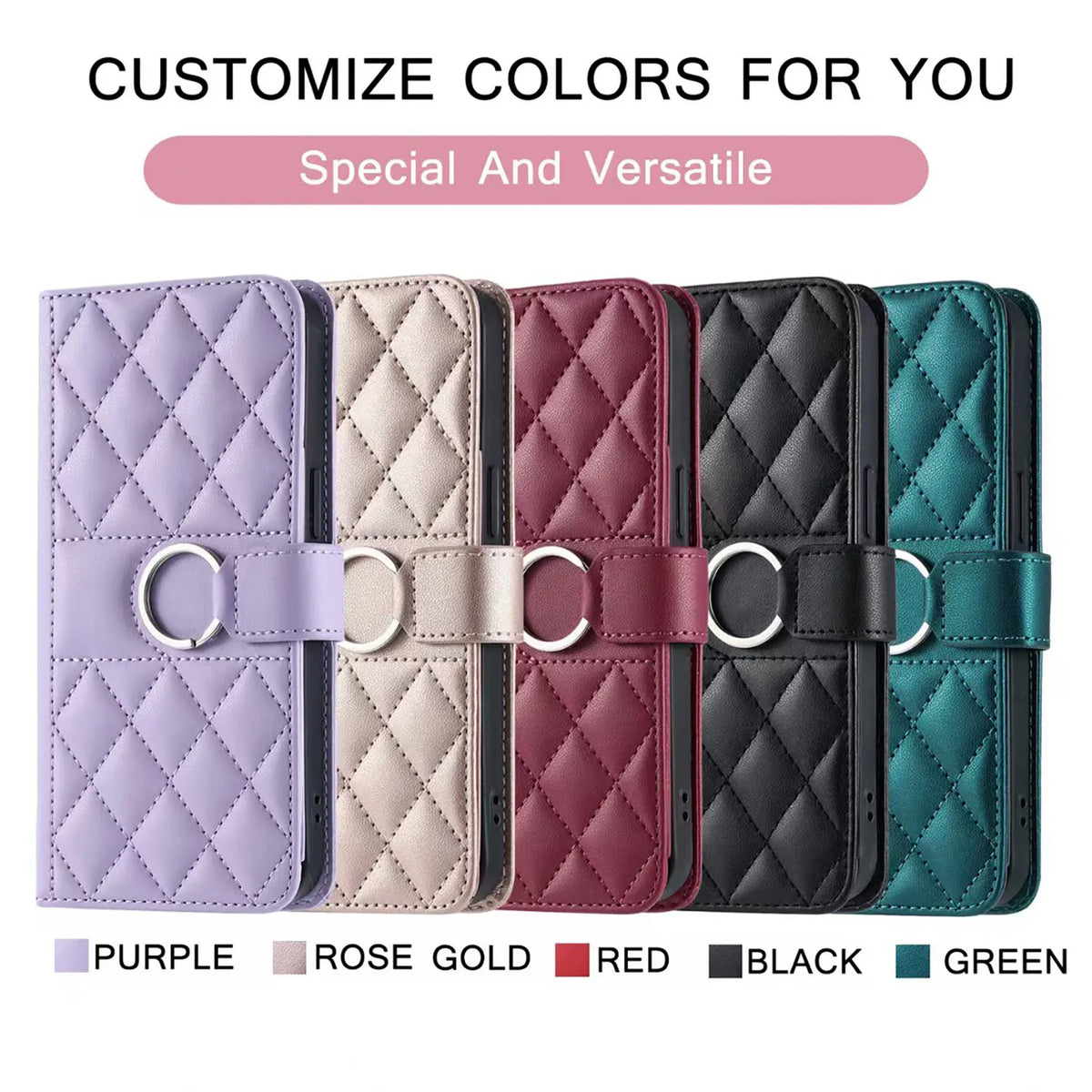Luxury Leather Flip Phone Case For iPhone Air 17 18 16 15 Plus 14 13 Pro Max 11 12 Pro XR X XS Max Wallet Bracket Protect Cover