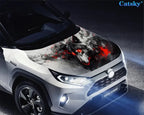 Brightly Colored Wolf Car Hood Decal Stickers Wrap Vinyl Film Engine Cover Decals Sticker Car Hood Protective Film