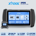 XTOOL InPlus IP616 All System Car Diagnostic Tools Automotive Scanner 34+ Reset Build-in FCA All Function Lifetime Free Update CM World