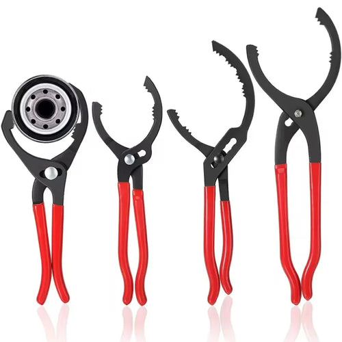 10/12/14/16 '' Car Oil Filter Pliers Clamp Type Wrench Oil Filter Remove Disassembly Tool Filter Element Wrench for Truck Repair Car Mobile World