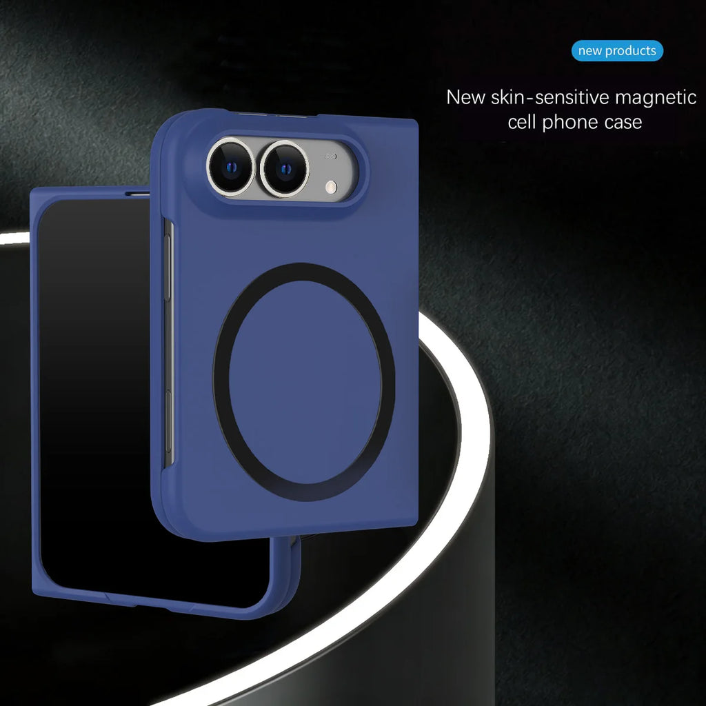 Luxury Sensitive Skin Magnetic For Magsafe Phone Case Super Folding Phone Case Protective Case For iPhone Duo