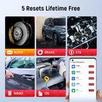 Thinkcar BD6 OBD2 Scanner Full System Diagnostic Tool 5 Reset Lifetime Free Wireless Car Code Reader For Android Iphone VS BT200