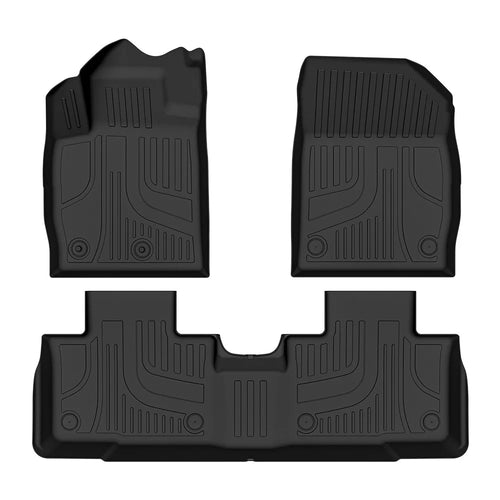 (LHD)Car Floor Mats for Dongfeng Fengshen L7 2024-2025 Single Layer TPE 3D All-Weather Vehicle Footwell Liner Accessories