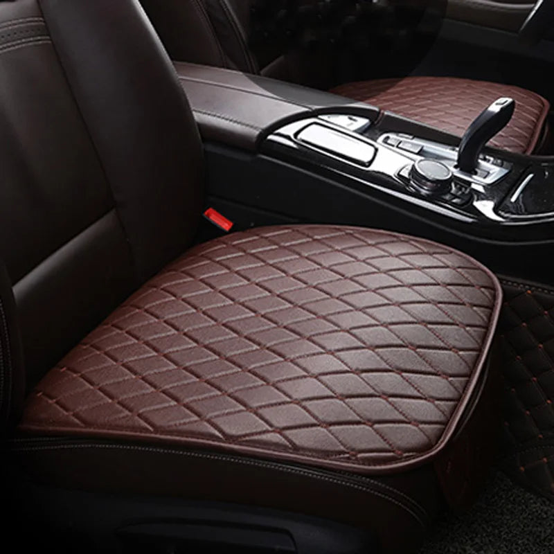Universal Car Seat Covers PU Leather Seat Cover Auto Interior Accessories Mat Protector Car Leather Support Pad Car Seat Covers CM World