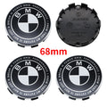 4Pcs 56mm 68mm Wheel Center Caps for BMW 50th Anniversary M Power Carbon Fiber Hubcap Emblem Badge E46 E90 F10 F30 G20 X5