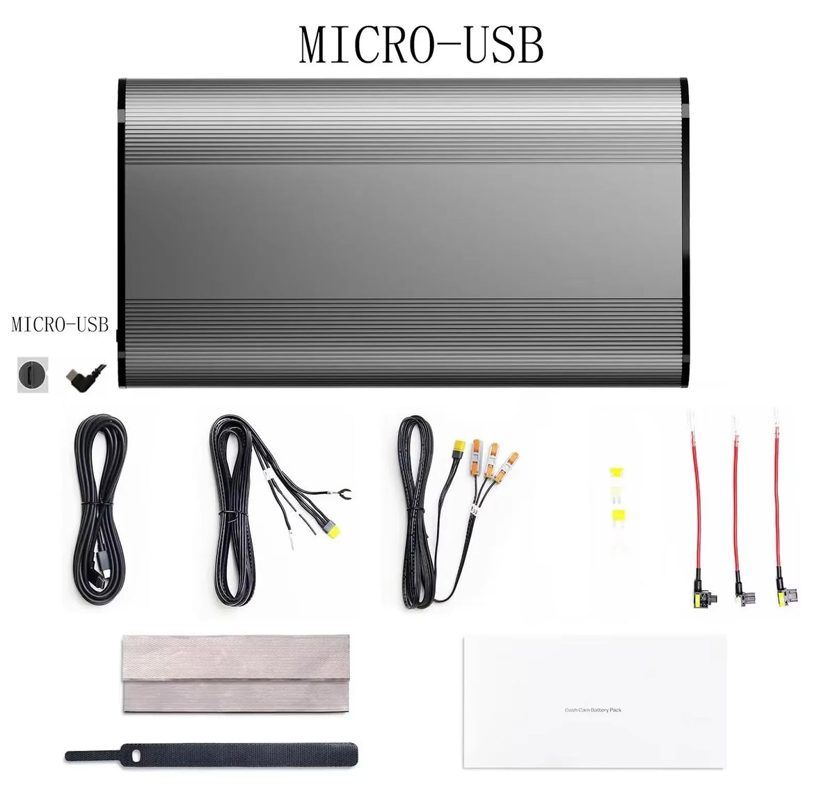 for 70mai Dash Cam Battery 96Wh LiFePO4 Backup Power, Up to 30-Hour Parking Mode, Low Voltage Protection, for 70mai A810 / A810S