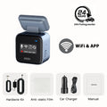 Car DVR 2K QHD Mini Dashcam WiFi APP Control 24H Parking Monitor Night Vision G-Sensor Black Box Car Driving Recorder