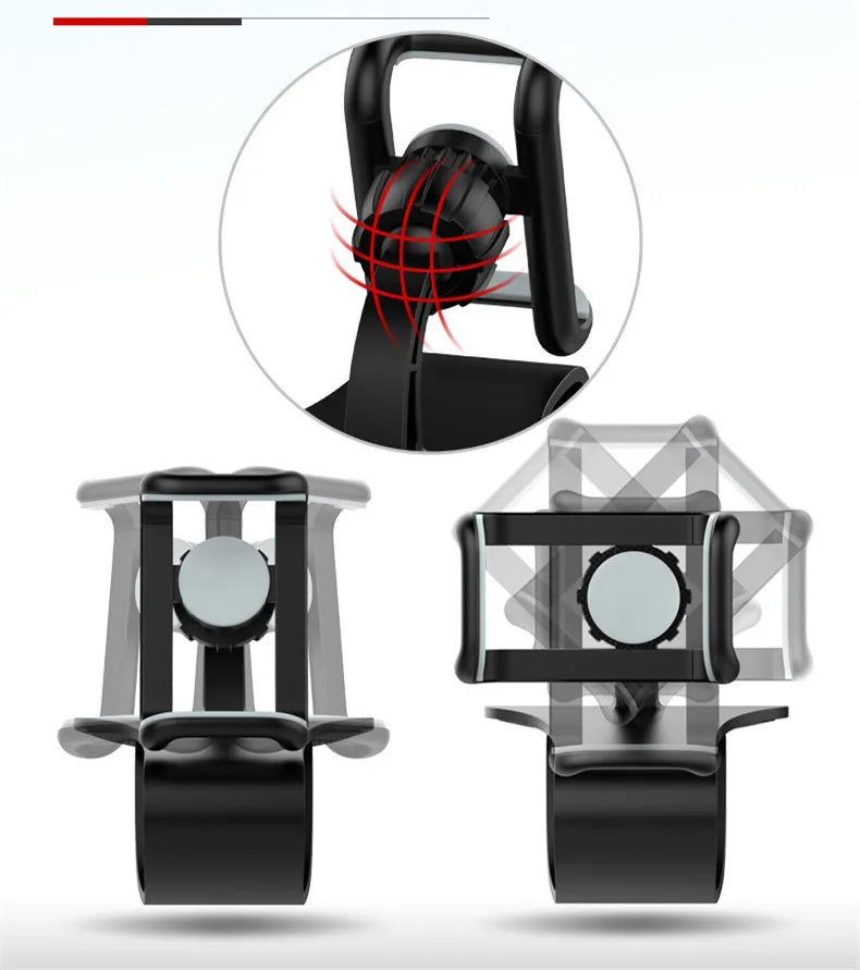 Multi-Functional Universal Car Mobile Phone Holder Easy Clip Mount Stand Panel Dashboard GPS Navigation Bracket Holder For Phone CM World