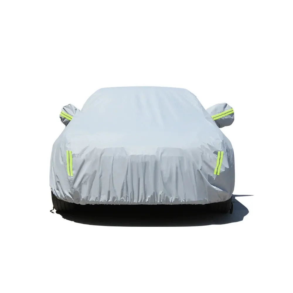 Full-coverage car cover all-season use thickened with cotton, waterproof and hail-resistant, sunshade and UV protection for cars Car Mobile World