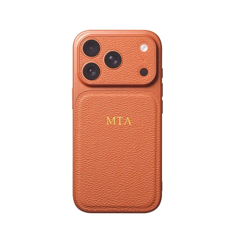 Personalise Gold Silver Initials Letter Leather Case For iPhone 15 14 13 17 Pro Max 14 16 Plus 17 Air Luxury Lens Protection Cas Car Mobile World