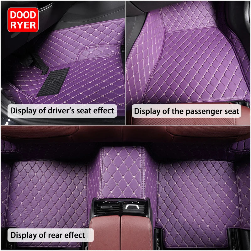 Custom Fit Car Floor Mats for Volkswagen VW Golf Auto Carpets Foot Coche Accessory