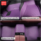 Custom Fit Car Floor Mats for Volkswagen VW Golf Auto Carpets Foot Coche Accessory