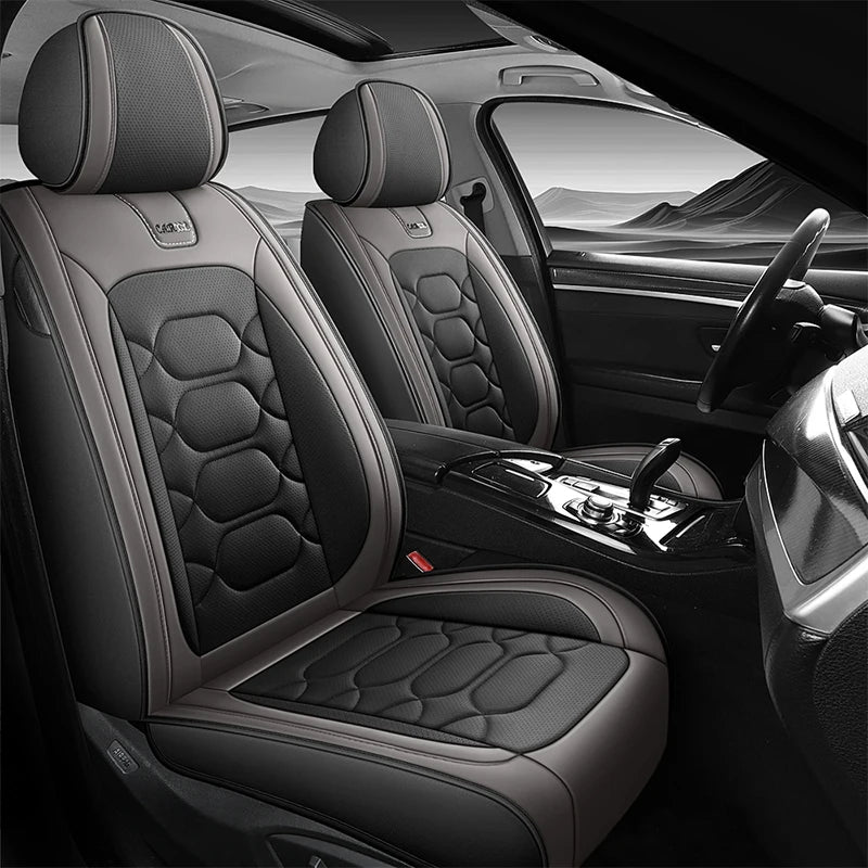 Full Coverage Universal Pu Leather Car Seat Covers for AUDI Q5 Q2 Q3 Q6 Q7 Q8 S1 S4 S5 S6 SQ5 RS3 RS4 RS5 RS6 TT Car Accessories CM World