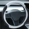 Steering Wheel Cover for Tesla Model 3 2026 Model Y 2026 Steering Wheel Protector Leather Non-Slip Breathable 3mm Utra-thin CM World
