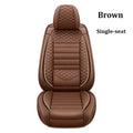 Luxurious PU leather car seat cover, 3D wing & fixed lumbar support - Soft, comfortable and durable, suitable for most Car CM World