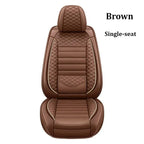 Luxurious PU leather car seat cover, 3D wing & fixed lumbar support - Soft, comfortable and durable, suitable for most Car CM World