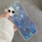Luxury IMD Phone Case For iPhone 17 Pro Max 18 16  13 11 15 12 14 Plus Air 16promax 17promax Hard Plastic Fish Painted Cover
