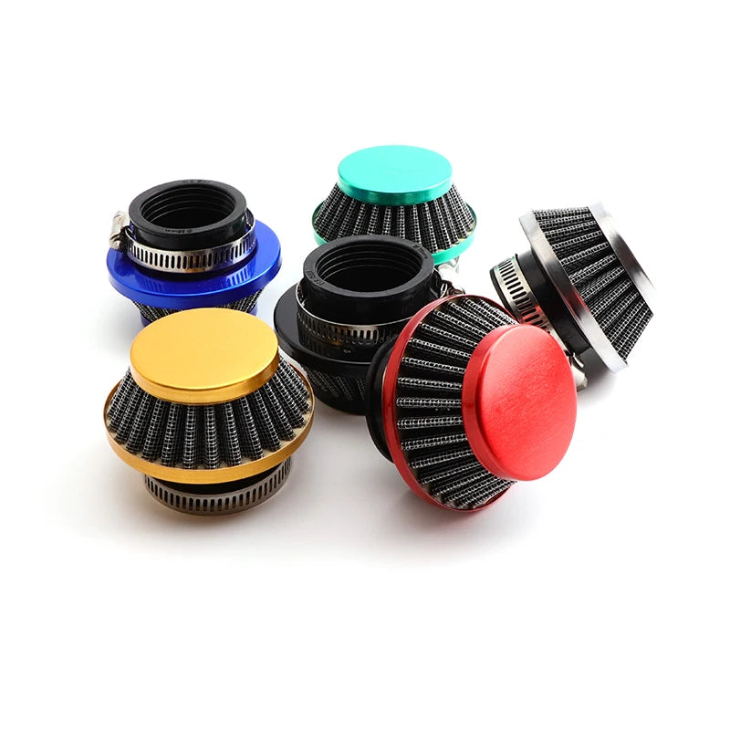 Universal 35mm 38mm 42mm 44mm Air Filter Clearner For Gas Motorized Bicycle Push Mini Moto Pocket Bike ATV Quad Motorcycle Parts CM World