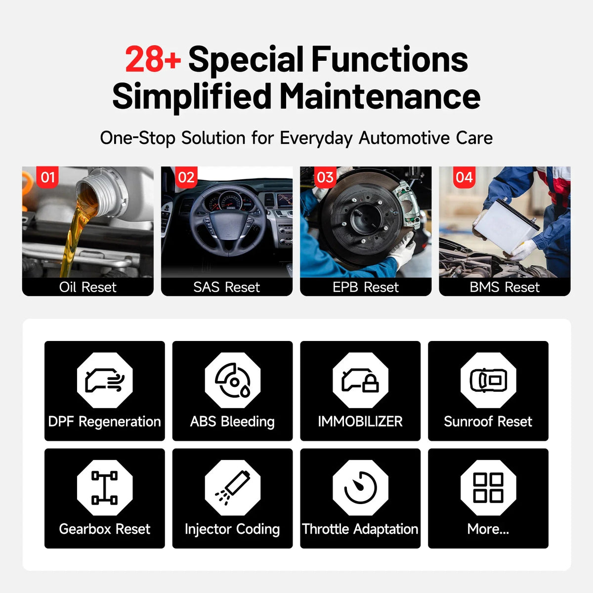 TOPDON AD800 BT 2 OBD2 All System Scanner Professional Car Diagnostic Tool Automotive Scanner Active Test  AUTOVIN Scanner