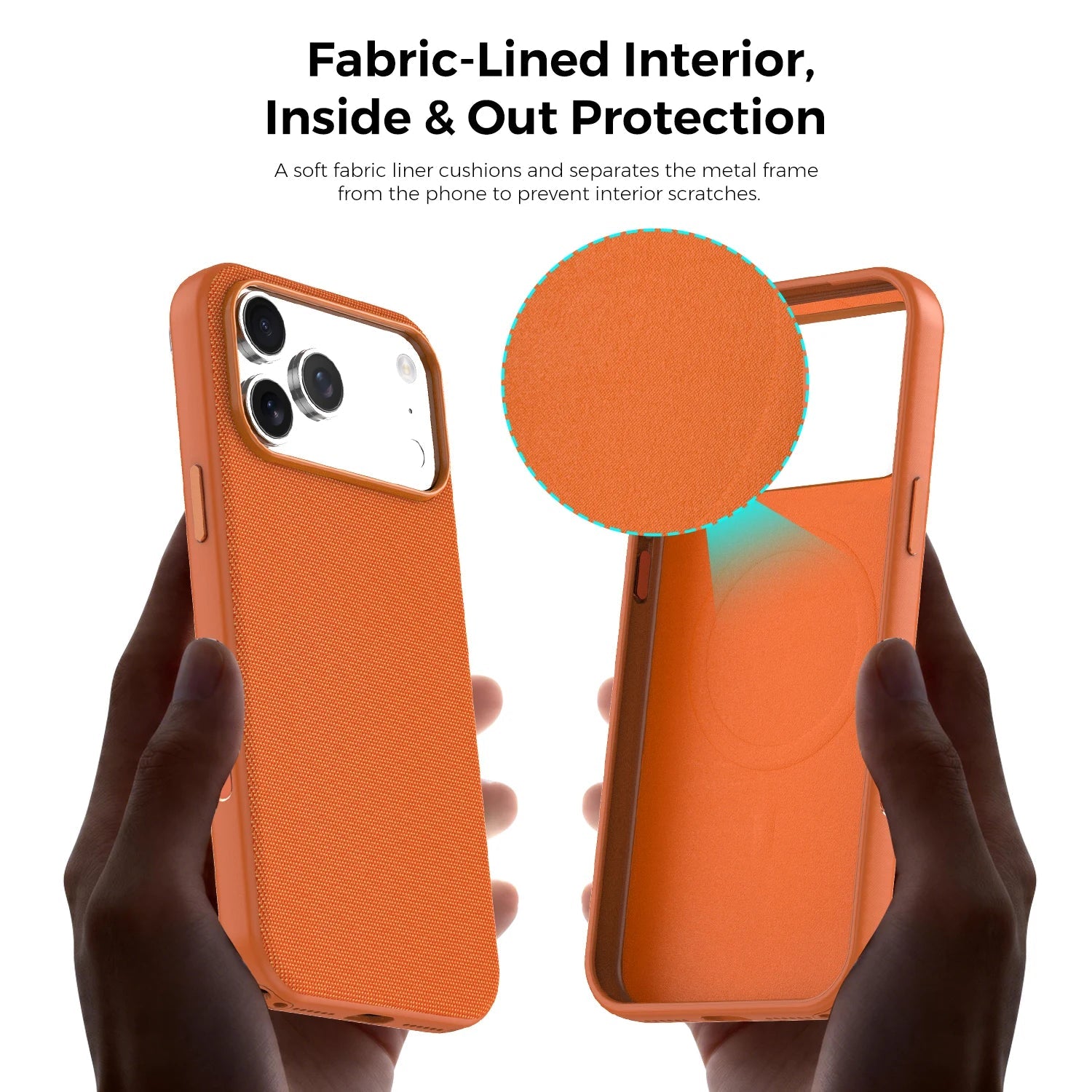 Original Techwoven Fabric For MagSafe Magnetic Phone Case For iPhone 17 Air 16 15 14 13 12 11 Pro Max Soft Shockproof Back Cover