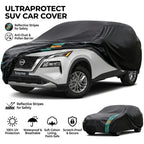 Waterproof UV Car Cover 190T Outdoor Sun Dust Night protection with reflective strips Cover Fit for Telsa Kayme Car Accessories Car Mobile World