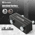 BEVINSEE Aluminum Hood Vent Space Riser Spacer Kit for Jeep Cherokee XJ 1984-2001, Car Accessories