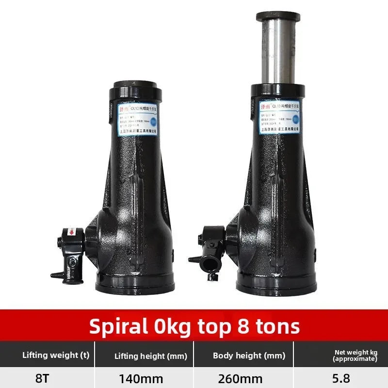 Stable 2025 Screw Jack Manual Vertical Hydraulic Crane Jack 2-5 Tons Car Truck