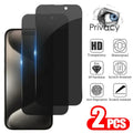 2PCS Privacy Tempered Glass For iPhone 17 16 Pro Max 16Pro 16Plus Anti Spy Screen Protector For iPhone 16/15/14/13/12/11 Glass Car Mobile World