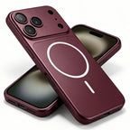 Instantly Change 18 Ultra Thin Metallic Paint Magnetic Case For iPhone 18 17 16 15 14 13 Pro Max Lens Protect For Magsafe Cover