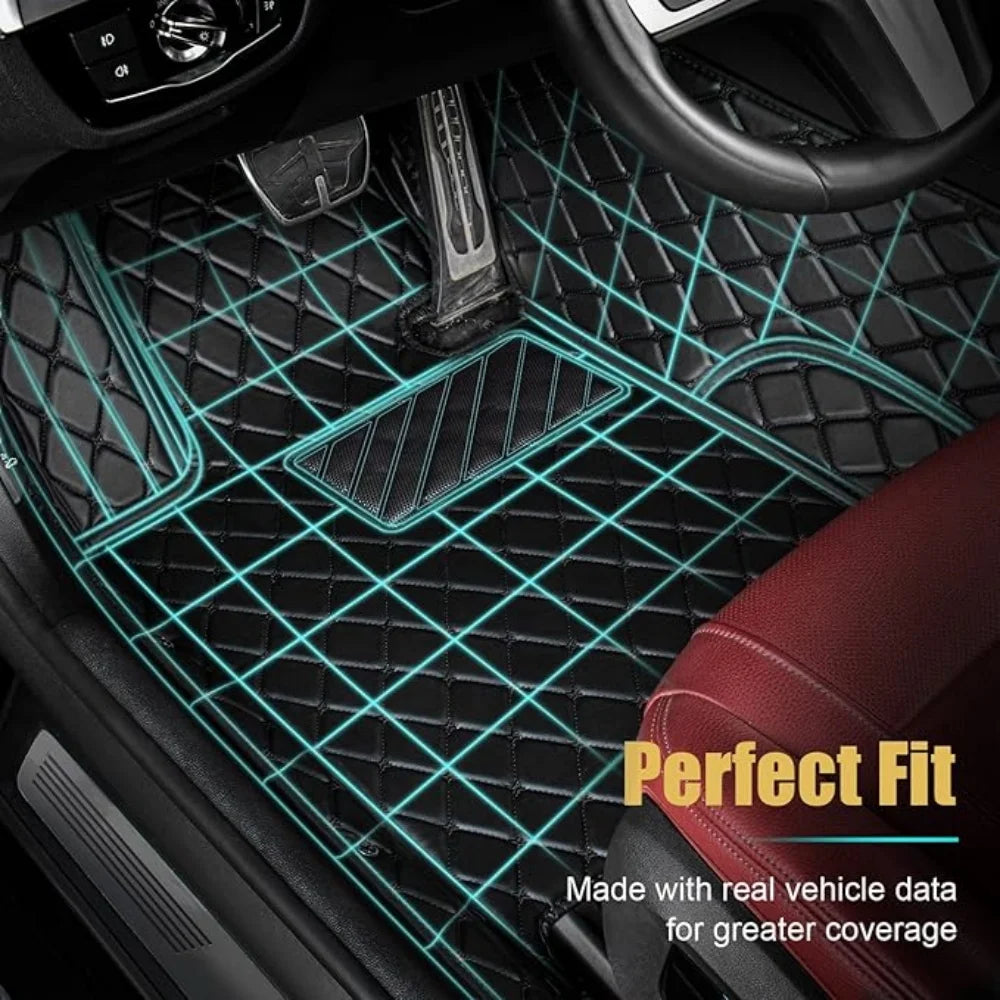 Custom Car Floor Mats For Renault Duster 2011-2017 2018-2022 Years Full Coverage Floor Mats Luxury Floor Liners Car Accessories