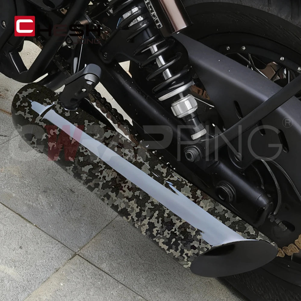 Nano TPF Ghost Carbon Black Motorcycle Stickers for Car Tuning Auto Accessories Wrap Vinyl Car Livery Self-adhesive Film Outdoor Car Mobile World