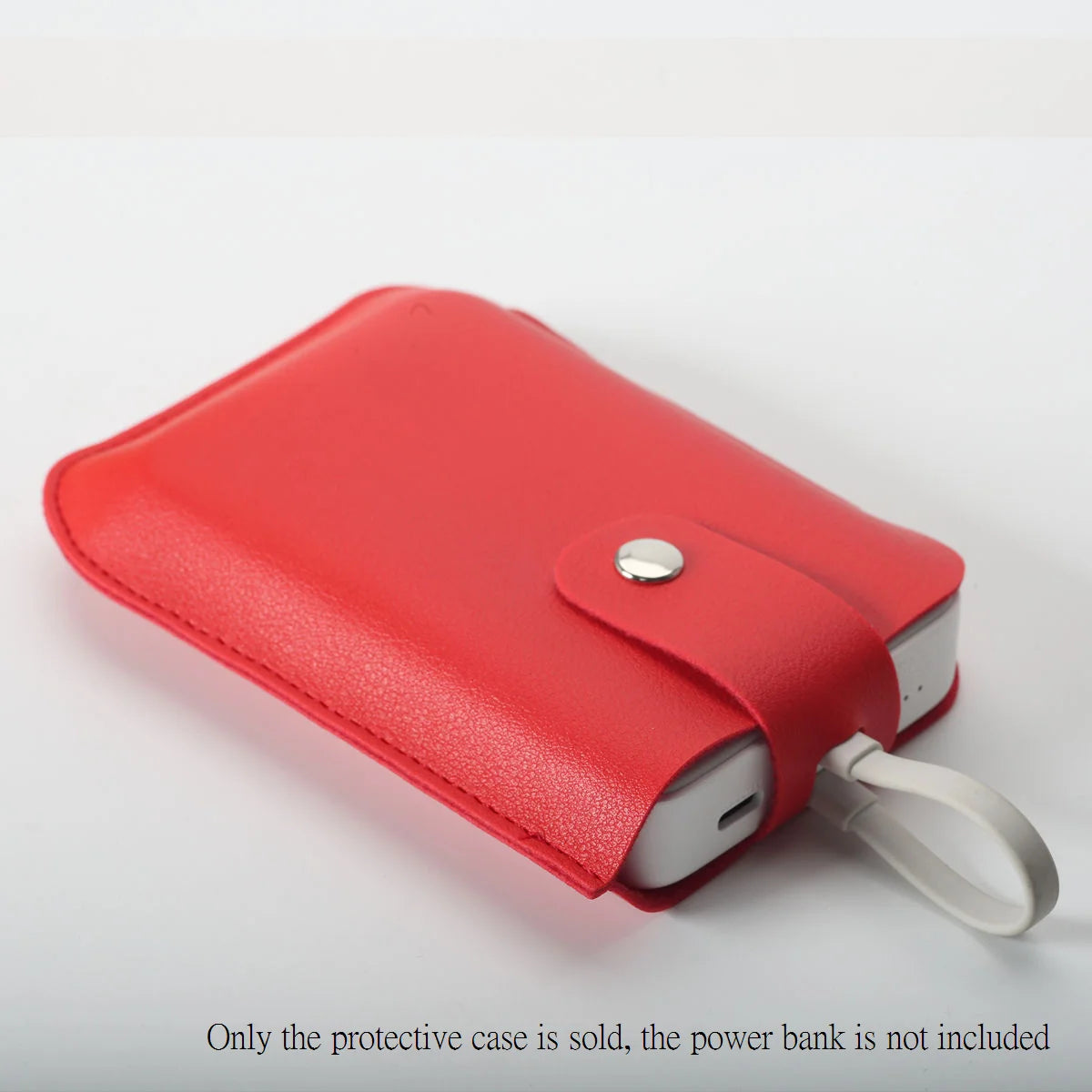 PU Leather Protective Case for Xiaomi Magnetic Power Bank 10000mAh 33W Dustproof Cover WPB1007MI External Battery Bag for Travel
