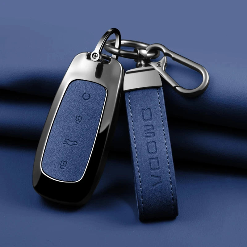 Zinc Alloy Car Key Case Cover Shell Holder Keychain Car Accessories, Fit For OMODA 7 C7 shs phev 2026 2025 Protection Key Bag