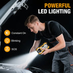 7000A Jump Starter with Air Compressor Portable Car Battery Booster (9.0 Gas/6.5L Diesel) with 160PSI Auto-Shutoff Tire Inflator