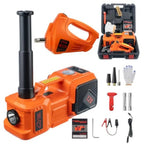 Electric Car Jack Kit with Hydraulic Lift 5-Ton Tire Inflator and Impact Wrench Heavy-Duty 12V Floor Jack for Sedans SUVs MPVs CM World