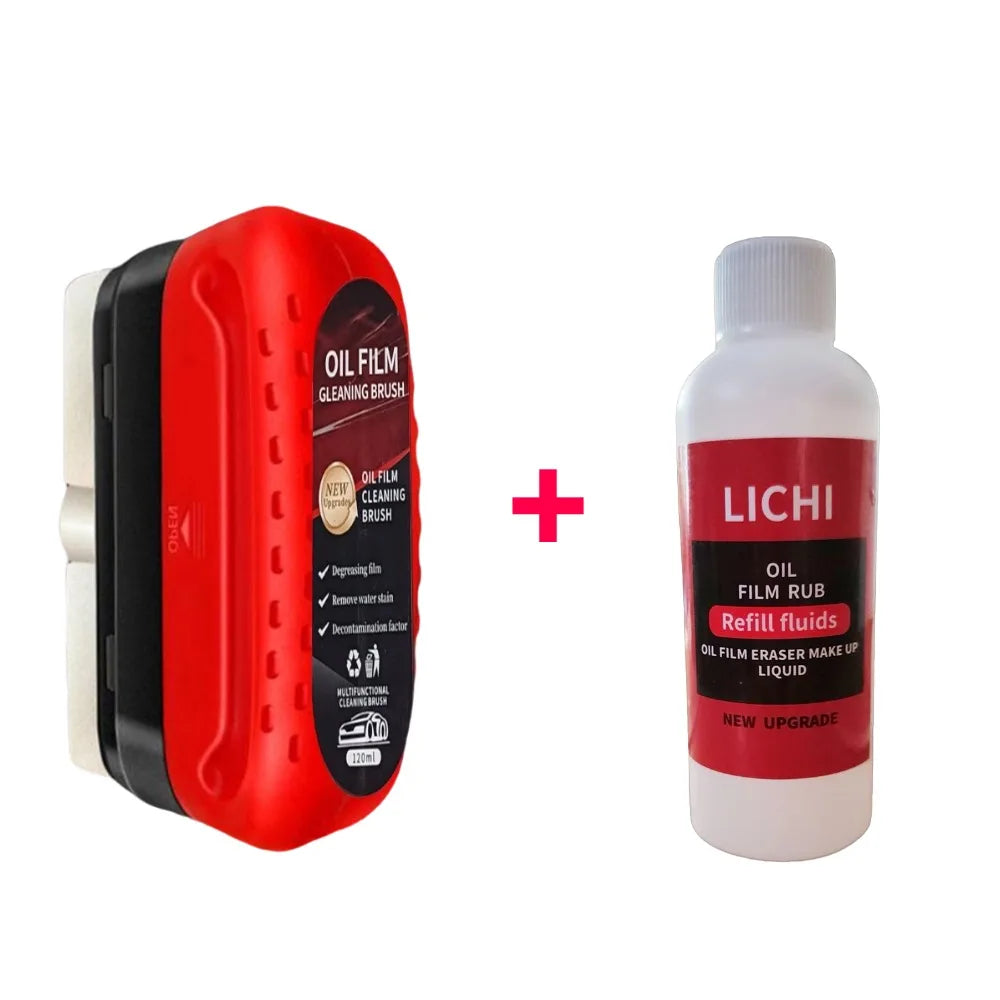 120ml Automotive Car Oil Film Cleaning Brush Car Glass Oil Film Cleaner Hydrophobic Windshield Oil Film Remover for Car Window CM World