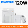 xiaomi 120W Super Fast Charger 100W Turbo Hyper Charge Adapter Mi 17 15 14 13 11T Ultra Pro Redmi 12C Note 14 POCO F6 F7 X7 Pro Car Mobile World