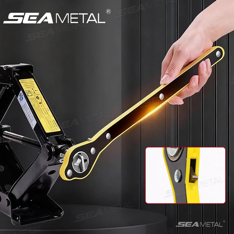 SEAMETAL Car Universal Crank Handle Car Jack Handle Lever Labor-saving Wrench Tool with CAR Tools for Car Mounted Accessories CM World