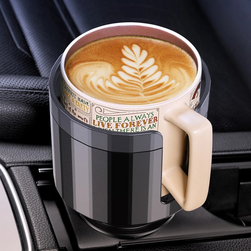 Upgraded Car Cup Holder Expander with Adjustable Base Stable Auto Bottle Support Universal for 6.5CM-10.5CM Cup Holder CM World