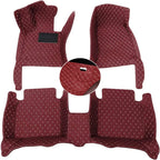 Custom Car Floor Mats For Skoda Fabia Auto leather waterproof Carpets Foot Coche Accessorie floor liner