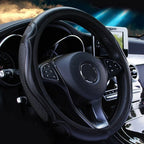 [FE] [FE] Universal Auto Car Steering Wheel Cover Leather Breathable Anti-slip 38cm