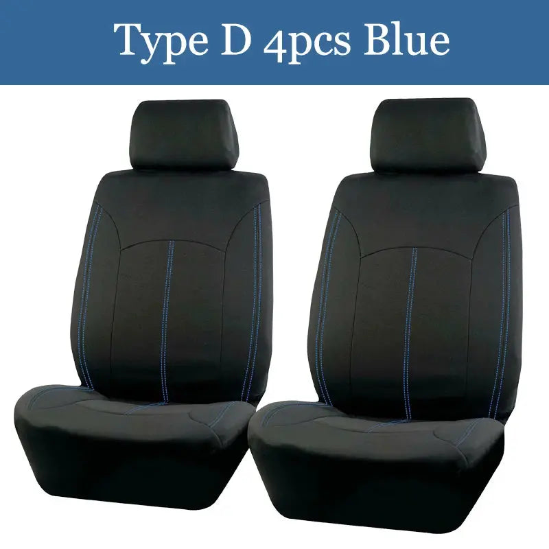 AUTOKING 4pcs/9pcs  Universal Polyester Car Seat Cover Set Car Accessories Interior Fit For Most Car, Truck, SUV, or Van CM World