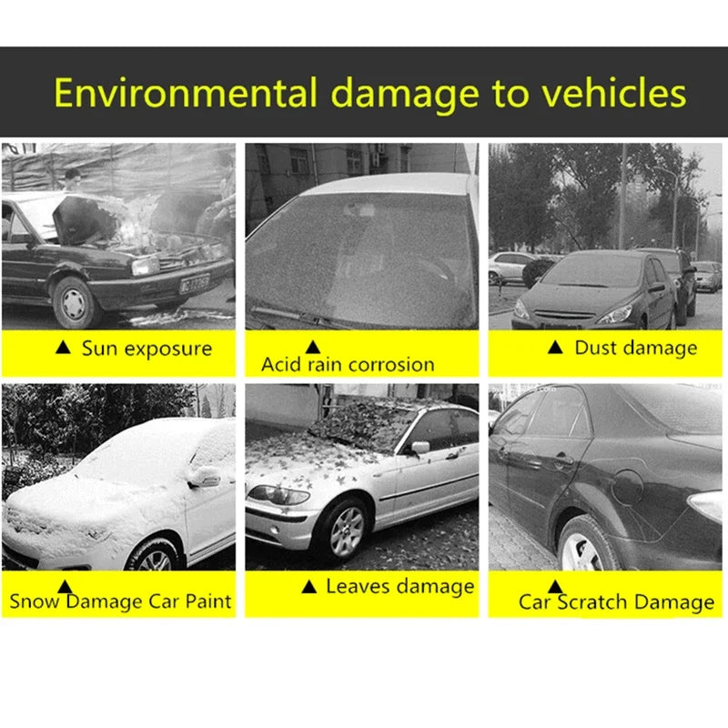 Universal Car Covers Size S/M/L/XL/XXL Indoor Outdoor Full Auot Cover Sun UV Snow Dust Resistant Protection Cover for Sedan SUV Car Mobile World