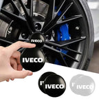Car Wheel Center Cap with logo Car Wheel Center Caps Stickers Badges For Iveco Daily IV V VI Van EcoDaily Accessories waterproof CM World
