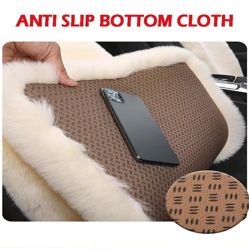 Plush Seat Cover Cushion For Chevrolet Citroen Infiniti HAVAL Peugeot Winter warm Plush Seat Protector Interior Accessories